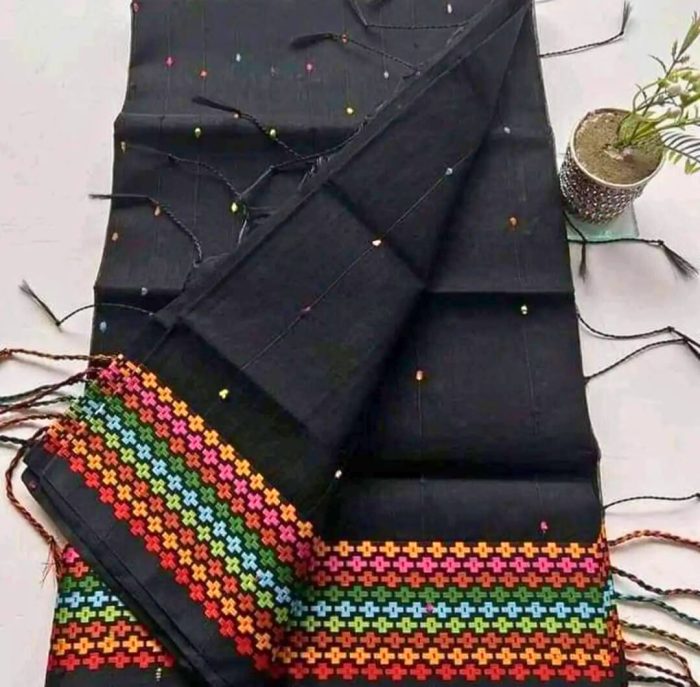 Exclusive-Design-Black-Noyontara-Plus-Par-Tanga IL-Tat Saree-for Women-Perfect-Casual-Wear-for-All-Seasons-and-Occasions